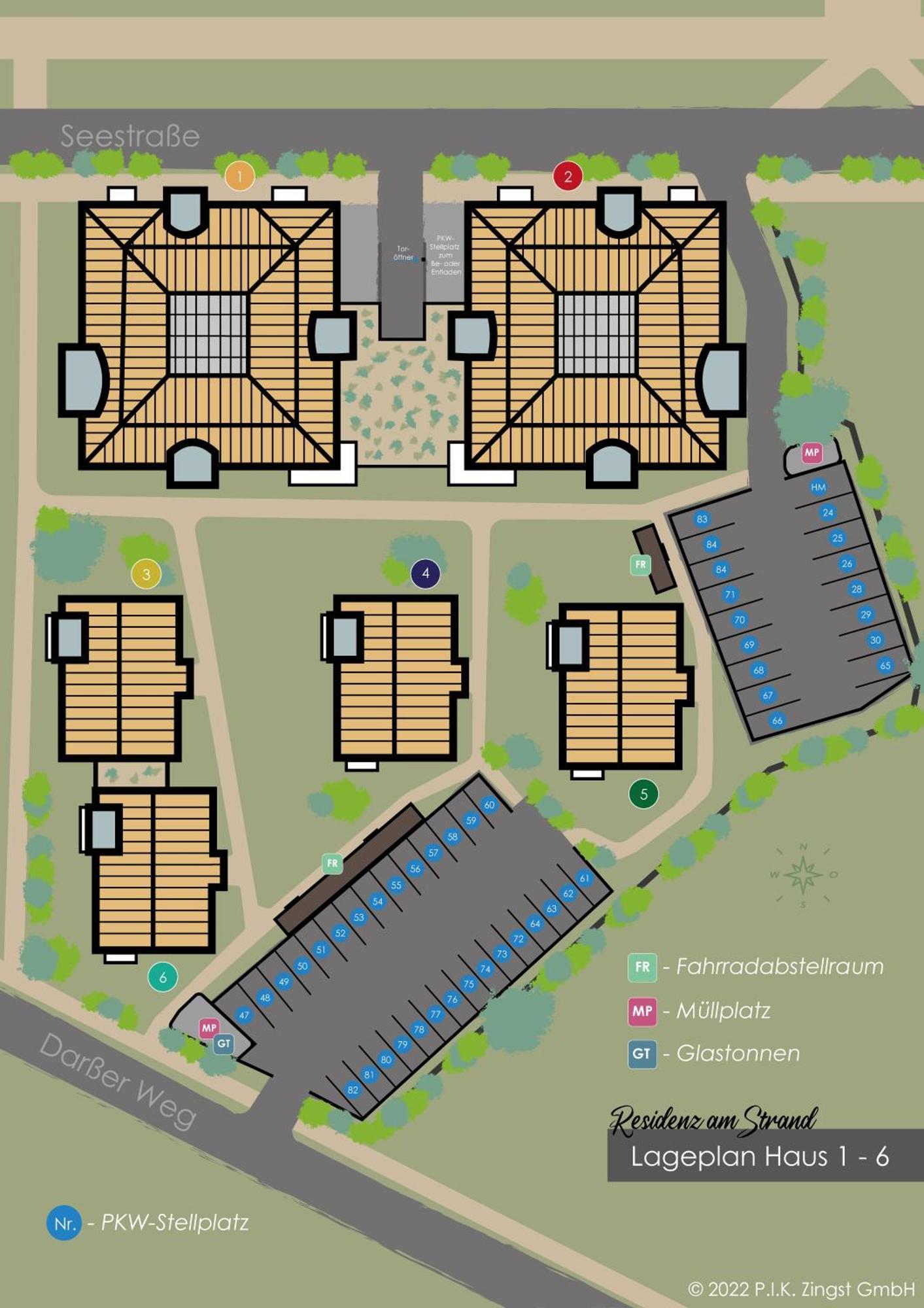 Residenz Am Strand Wohnung 2-33 Zingst Eksteriør billede